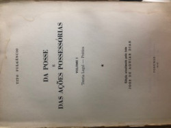 Capa de Da posse e das ações possessórias volume I - Tito Fulgêncio