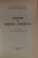 Capa de Tratado de Direito Comercial volume 2 - waldemar Ferreira
