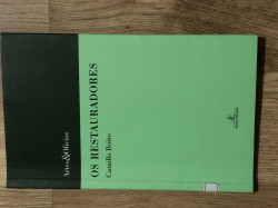 Capa de Os Restaurado - Camillo Boito