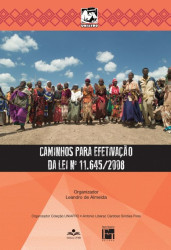 Capa de Caminhos para a efetivação da Lei Nº 11.645-2008 - Leandro Antonio de Almeida (org.)