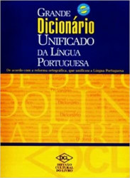 Capa de Grande dicionário unificado da língua portuguesa - Dermival Ribeiro Rios