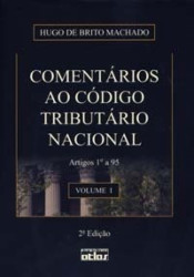Capa de Comentários ao Código Tributário Nacional volume 1 - Hugo de Brito Machado