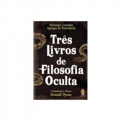 Capa de Três Livros de Filosofia Oculta - Henrique Cornélio Agrippa