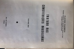 Capa de Tratado das constituições brasileiras volume 13 - Claudio Pacheco