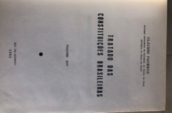 Capa de Tratado das constituições brasileiras volume 14 - Claudio Pacheco