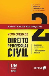 Capa de Novo curso de direito processual civil volume 2 - Marcus Vinicius rios Gonçalves