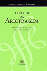 Capa de Tratado de arbitragem - Antônio Menezes Cordeiro