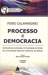 Capa de Processo e Democracia - Piero Calamandrei