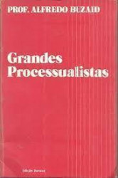 Capa de Grandes processualistas - Alfredo Buzaid