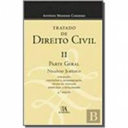 Capa de Tratado de direito civil volume II - Antônio Menezes Cordeiro