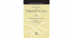 Capa de Tratado de direito civil volume VI - Antonio Menezes Cordeiro