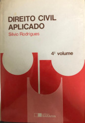 Capa de Direito civil aplicado volume 4 - Silvio Rodrigues