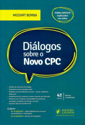 Capa de DIÁLOGOS SOBRE O NOVO CPC - Mozart Borba