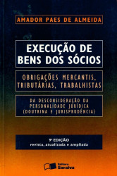 Capa de Execusão de bens dos sócios - Amador Paes de Almeida