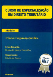Capa de Curso de especialização em direito tributário - Vários