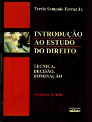 Capa de INTRODUÇÃO AO ESTADO DO DIREITO - Tercio Samapaio F. Júnior