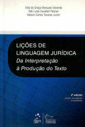 Capa de LIÇÕES DA LINGUAGEM JURÍDICA - Vários