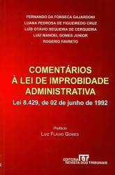 Capa de COMENTÁRIOS À LEI DE IMPROBIDADE ADMINISTRATIVA - Vários