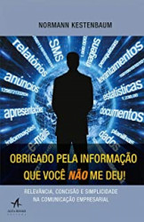 Capa de Obrigado pela informação que você não me deu! - Normann Kestenbaum