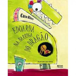 Capa de Eduarda na barriga do dragão - Caio Riter