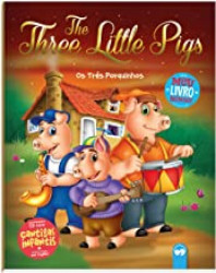 Capa de The three little pigs / Os três porquinhos - Patrícia Amorim