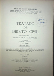 Capa de Tratado de direito civil volume 13 tomo 2 - Luiz da Cunha Gonçalves