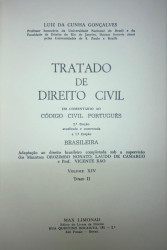Capa de Tratado de direito civil volume 14 tomo 2 - Luiz da Cunha Gonçalves