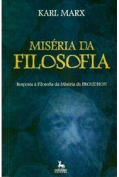 Capa de Miséria da filosofia - Karl Marx