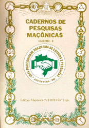 Capa de Cadernos de pesquisas maçônicas 08 - Loja Fraternidade Brazileira de Estudos e Pesquisas