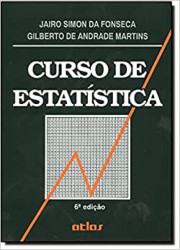 Capa de Curso de estatística - Jairo Simon da Fonseca; Gilberto de Andrade Martins