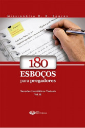 Capa de Livro 180 Esboços Para Pregadores Volume 1 - R.R Soares