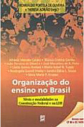 Capa de Organização do ensino no Brasil - Romualdo Portela de Oliveira; Theresa Adrião