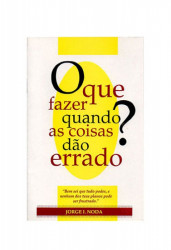 Capa de O que fazer quando as coisas dão errado - Jorge Issão Noda
