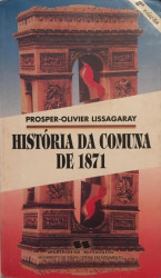 Capa de História da comuna de 1871 - Hippolyte Prosper-Olivier Lissagaray