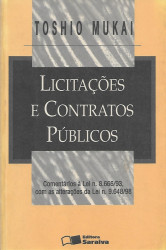 Capa de Licitações e contratos públicos - Toshio Mukai