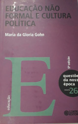 Capa de Educação não formal e cultura política - Maria da Glória Gohn