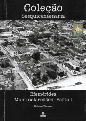 Capa de Efemérides Montesclarenses - Parte I - Nelson Vianna