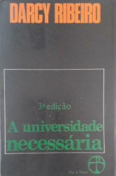Capa de A universidade necessária - Darcy Ribeiro