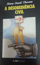 Capa de A desobediência civil - Henry David Thoreau