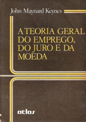 Capa de Teoria geral do emprego, do juro e da moeda - John Maynard Keynes