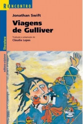 Capa de Viagens de Gulliver - Jonathan Swift; Cláudia Lopes (adapt.)