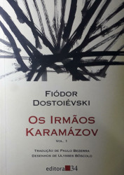 Capa de Os irmãos Karamázov volume 1 - Fiódor Dostoiévski