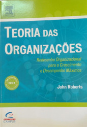 Capa de Teorias das organizações - Jonh Roberts