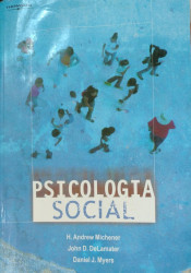 Capa de Psicologia social - H. Andrew Michener; John D. DeLamater; Daniel J. Myer