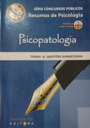 Capa de Psicopatologia - Anthonyoni Assis Tavares Lima (org.)