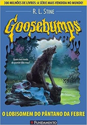 Capa de O lobisomem do pântano da febre - R. L. Stine