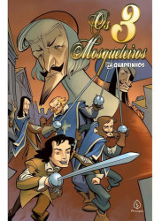 Capa de Os 3 mosqueteiros em quadrinhos - Alexandre Dumas