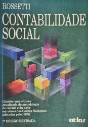 Capa de Contabilidade Social - José Paschoal Rossetti