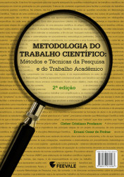 Capa de Metodologia do trabalho científico - Cleber Cristiano Prodanov, Ernani Cesar de Freitas