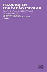 Capa de Pesquisa em educação escolar - José Milton de Lima, José Divino da Silva, Paulo César de Almeida Raboni